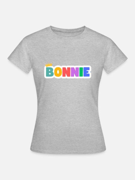 Bonnie! Customizable - Women's T-Shirt - heather grey