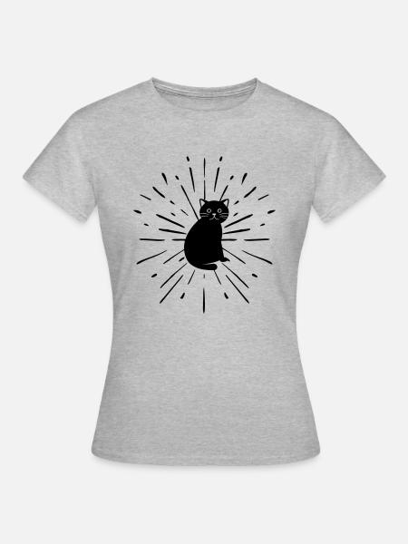 Les chats les meilleurs - T-shirt Femme - gris chiné