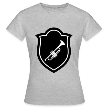 Trumpet / Trumpeter - Women's T-Shirt - heather grey - Front - AI Model Female 172 dark (172cm)