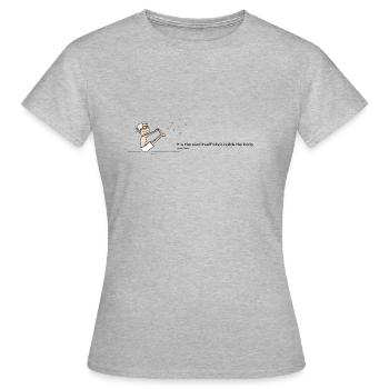The Mind - Women's T-Shirt - heather grey - Front - AI Model Female 172 dark (172cm)