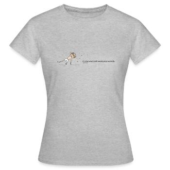 The Mind - Women's T-Shirt - heather grey - Front - AI Model Female 172 dark (172cm)