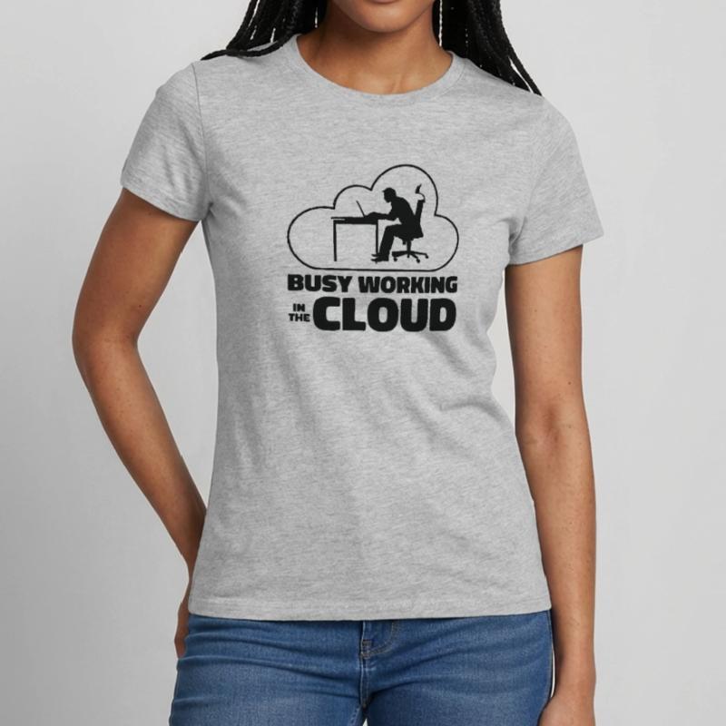 Cloud Computing Programmierer Kodierung Frauen T-Shirt