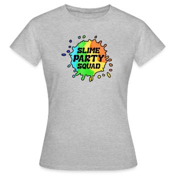Slime Rainbow Magic Drop Splash - T-shirt Femme - gris chiné - Devant - AI Model Female 172 dark (172cm)