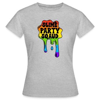 Slime Rainbow Magic Drop Splash - T-shirt Femme - gris chiné - Devant - AI Model Female 172 dark (172cm)