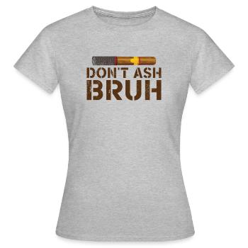 Fumeurs de cigares Fumeurs de cigares - T-shirt Femme - gris chiné - Devant - AI Model Female 172 dark (172cm)