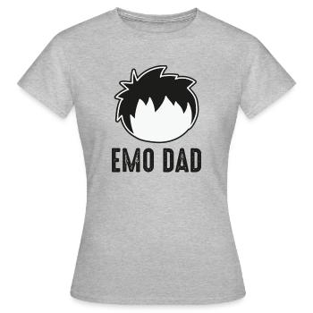 Emo Staff Emo Y2K Emo Goth Gothic Alt Alternative - Women's T-Shirt - heather grey - Front - AI Model Female 172 dark (172cm)