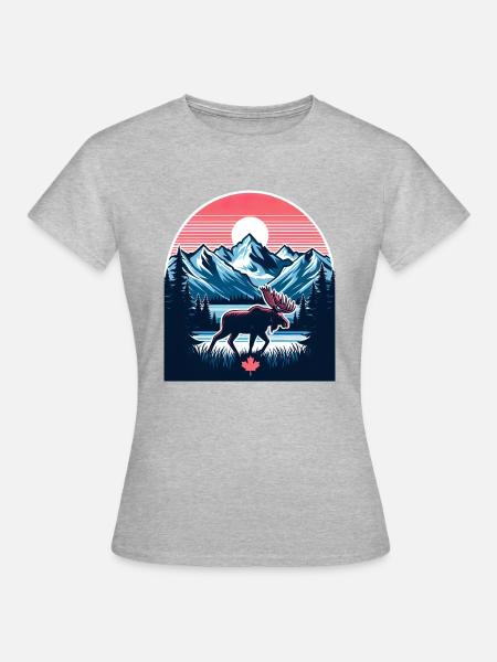 Kanada 23 - Frauen T-Shirt - Grau meliert