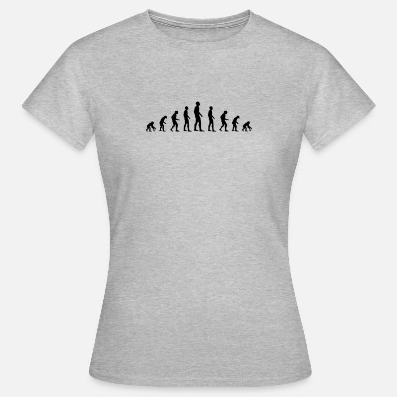 evolution - Women's T-Shirt - heather grey