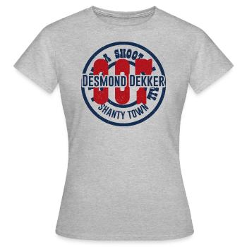 desmond dekker 007 - T-shirt Femme - gris chiné - Devant - AI Model Female 172 dark (172cm)