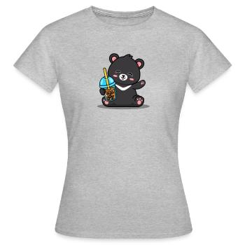 Taiwan - T-shirt Femme - gris chiné - Devant - AI Model Female 172 dark (172cm)