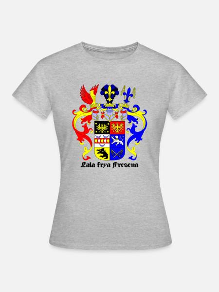Eala Frya Fresena Retro - Frauen T-Shirt - Grau meliert
