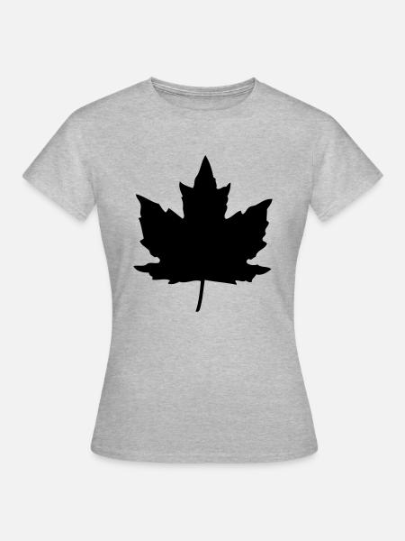Maple Leaf - Women's T-Shirt - heather grey