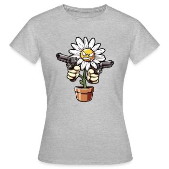 Gunflower - Frauen T-Shirt - Grau meliert - Vorne - AI Model Female 172 dark (172cm)