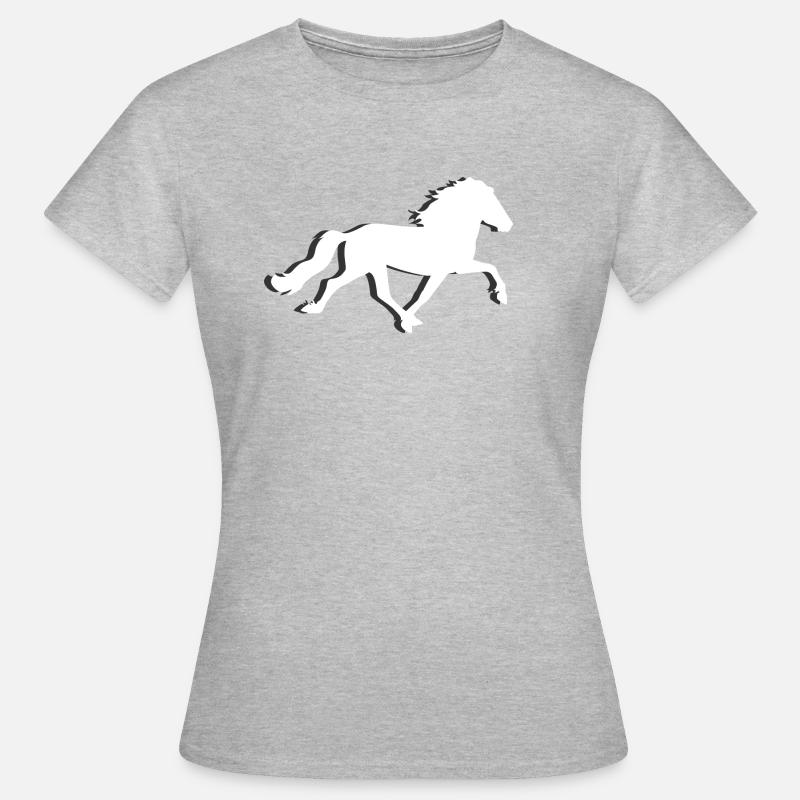 Icelander racing pass - Women's T-Shirt - heather grey
