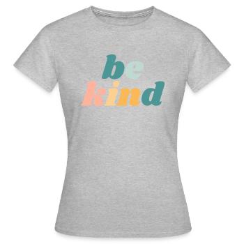 Soyez gentil - Christian - T-shirt Femme - gris chiné - Devant - AI Model Female 172 dark (172cm)