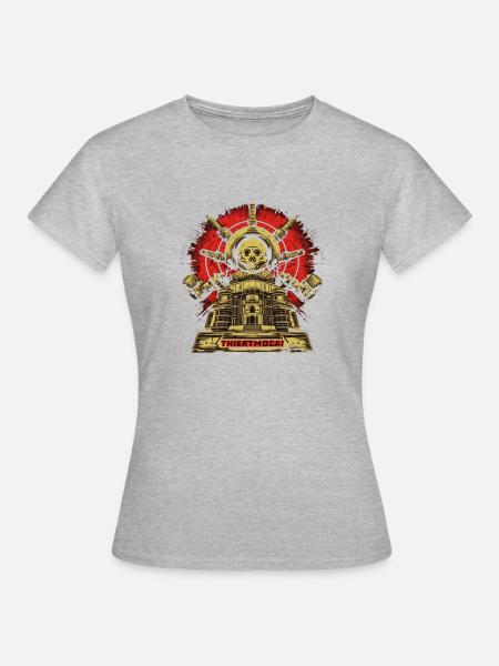 Tschernobyl Atom 2 - Frauen T-Shirt - Grau meliert