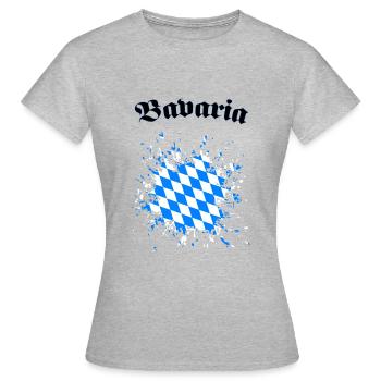 Bayern Bavaria - Women's T-Shirt - heather grey - Front - AI Model Female 172 dark (172cm)