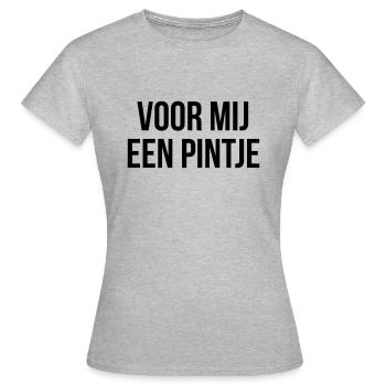 A pint for me - Women's T-Shirt - heather grey - Front - AI Model Female 172 dark (172cm)