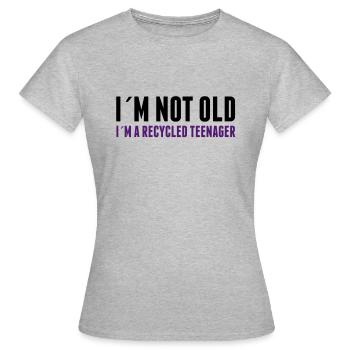 Je ne suis pas vieux - T-shirt Femme - gris chiné - Devant - AI Model Female 172 dark (172cm)