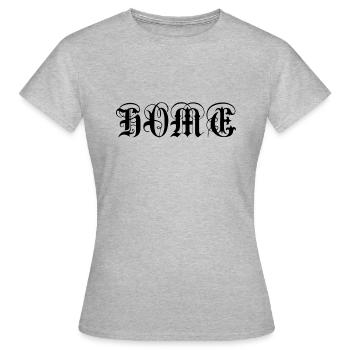 Home - Frauen T-Shirt - Grau meliert - Vorne - AI Model Female 172 dark (172cm)