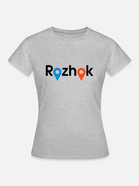 PUBG Print "Rozhok" - Frauen T-Shirt - Grau meliert