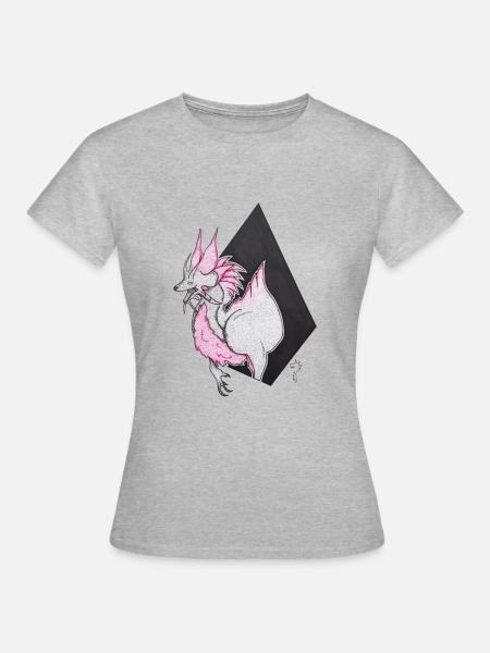 Mizutsune - Frauen T-Shirt - Grau meliert