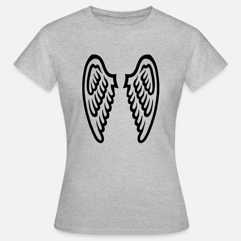 wings - Women's T-Shirt - heather grey