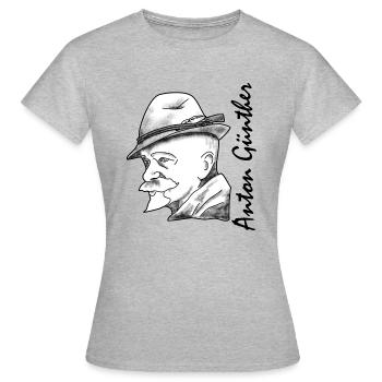 Erzgebirge, dialecte, histoire, Anton Günther - T-shirt Femme - gris chiné - Devant - AI Model Female 172 dark (172cm)