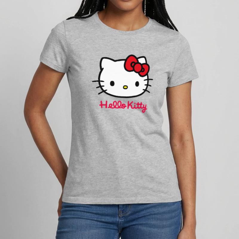 Hello Kitty Classic With Hello Kitty Lettering Women's T-Shirt