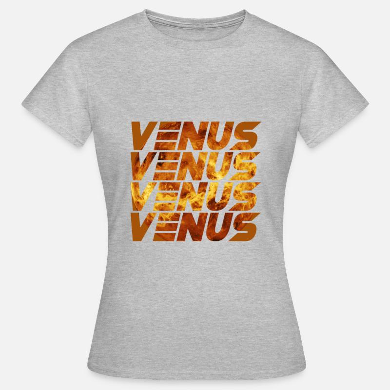 Venus Design - Maglietta da donna - grigio melange