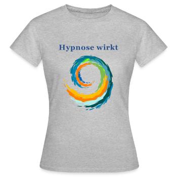 Hypnosis works - Women's T-Shirt - heather grey - Front - AI Model Female 172 dark (172cm)