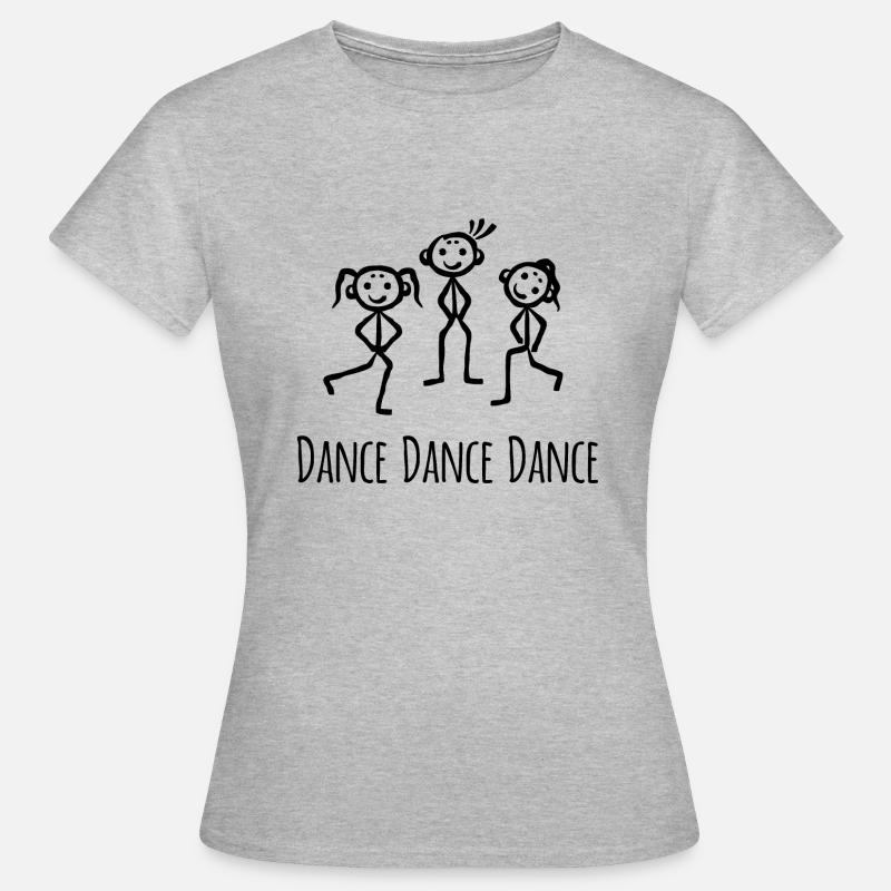 Dans le triangle Danse - Danse Danse Danse - T-shirt Femme - gris chiné