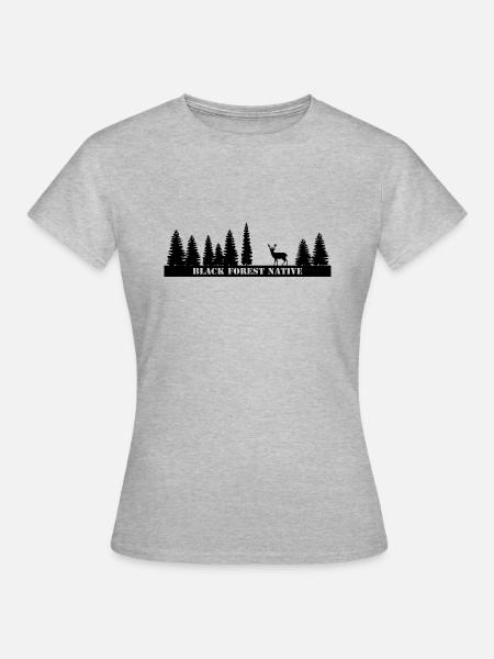 Black Forest Native - Women's T-Shirt - heather grey