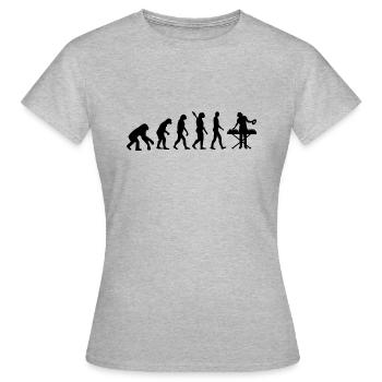 Evolution DEEJAY DJ DJING b - Women's T-Shirt - heather grey - Front - AI Model Female 172 dark (172cm)