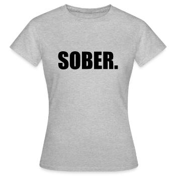 sobre - T-shirt Femme - gris chiné - Devant - AI Model Female 172 dark (172cm)