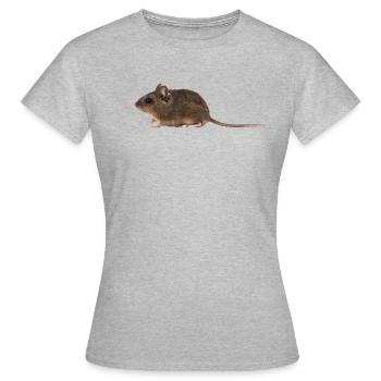 A mouse - Women's T-Shirt - heather grey - Front - AI Model Female 172 dark (172cm)