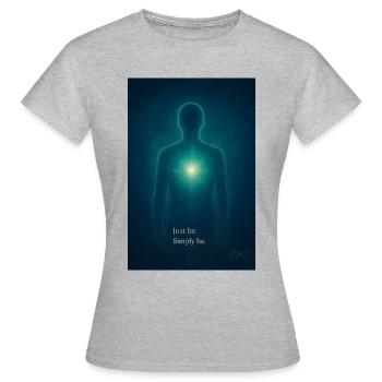 Paroles du silence - T-shirt Femme - gris chiné - Devant - AI Model Female 172 dark (172cm)