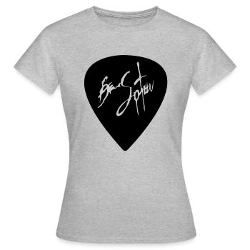 plekrum - Frauen T-Shirt - Grau meliert - Vorne - AI Model Female 172 dark (172cm)