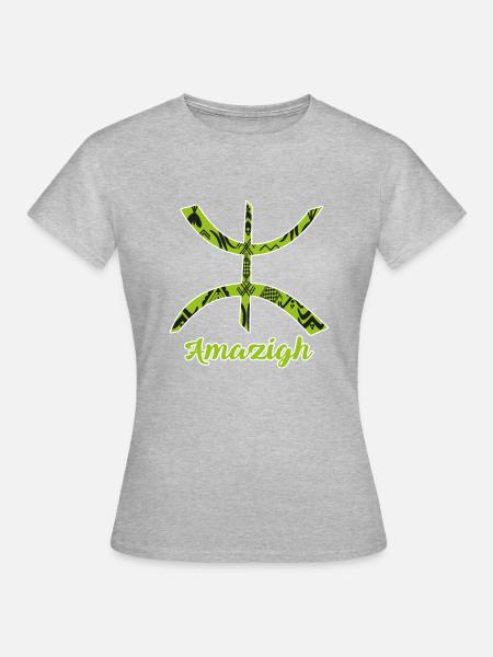 Amazigh - T-shirt Femme - gris chiné