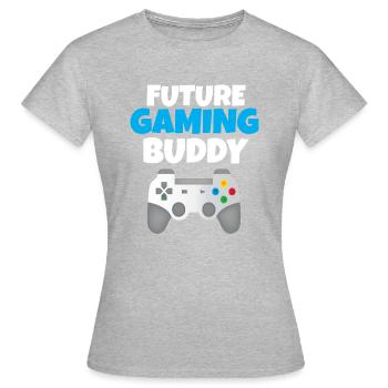 Gamer Child - Women's T-Shirt - heather grey - Front - AI Model Female 172 dark (172cm)