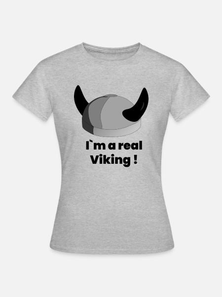 viking - Frauen T-Shirt - Grau meliert