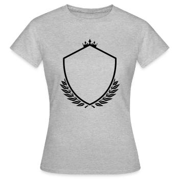 Armoiries - T-shirt Femme - gris chiné - Devant - AI Model Female 172 dark (172cm)