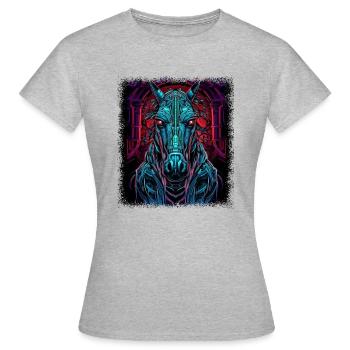 Irish Best Selling Happy Beer Top Statement - Women's T-Shirt - heather grey - Front - AI Model Female 172 dark (172cm)
