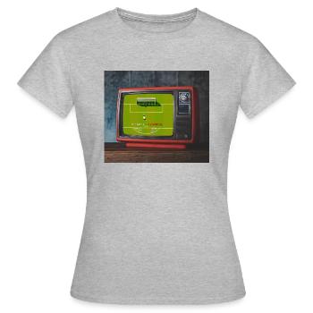 Liverpool Sensible Soccer - T-shirt Femme - gris chiné - Devant - AI Model Female 172 dark (172cm)