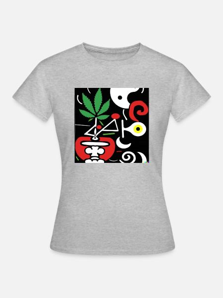 MoJamba109 - Frauen T-Shirt - Grau meliert
