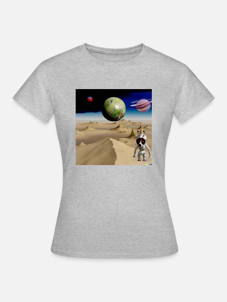 Mars - Frauen T-Shirt - Grau meliert