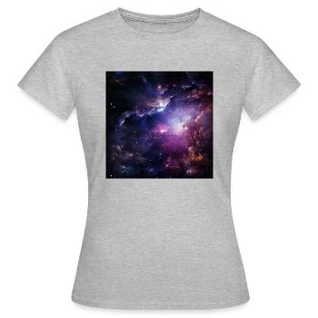 Raum - Frauen T-Shirt - Grau meliert - Vorne - AI Model Female 172 dark (172cm)