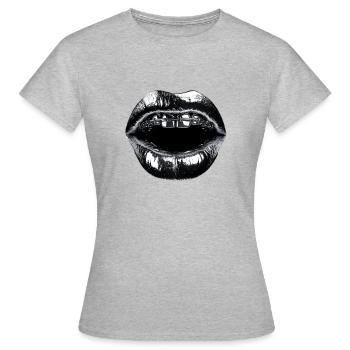 Silver Mouth - Women's T-Shirt - heather grey - Front - AI Model Female 172 dark (172cm)