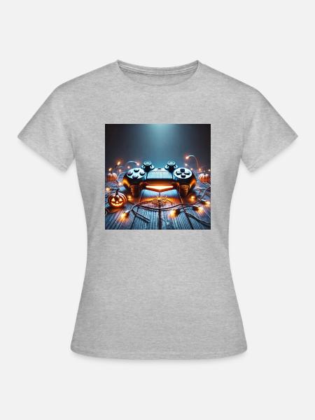 PS Controller - Frauen T-Shirt - Grau meliert