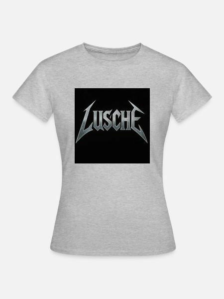 Lusche - Frauen T-Shirt - Grau meliert